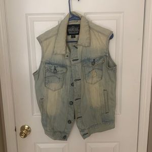 Denim Vest show off your Pins!
